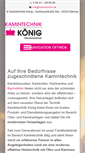 Mobile Screenshot of kamintechnik.de