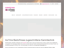 Tablet Screenshot of kamintechnik.de